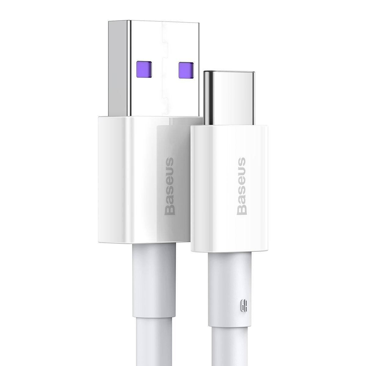Baseus Superior Series USB to USB Type C Data Charging Cable, 66W, 1m, White