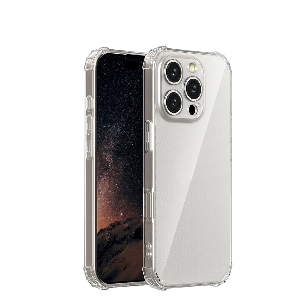 Tfo apsauginis dėklas iPhone 17 telefonui Anti Shock 1.5mm, skaidrus