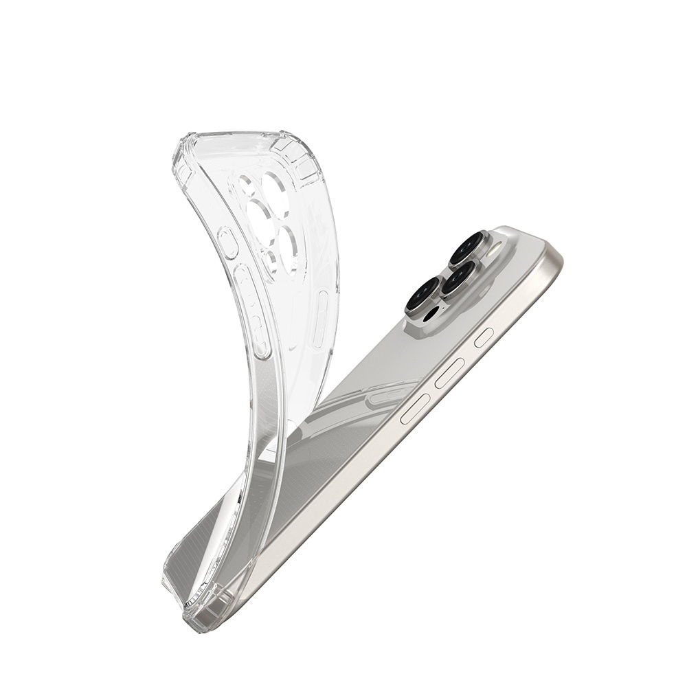 Tfo apsauginis dėklas iPhone 17 telefonui Anti Shock 1.5mm, skaidrus