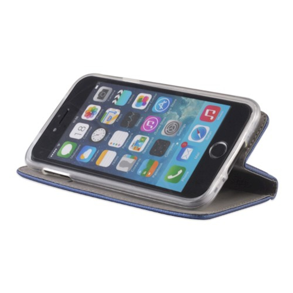 Tfo Smart Magnet atverčiamasis dėklas, skirtas iPhone 17 Air 6.6\", tamsiai mėlynas