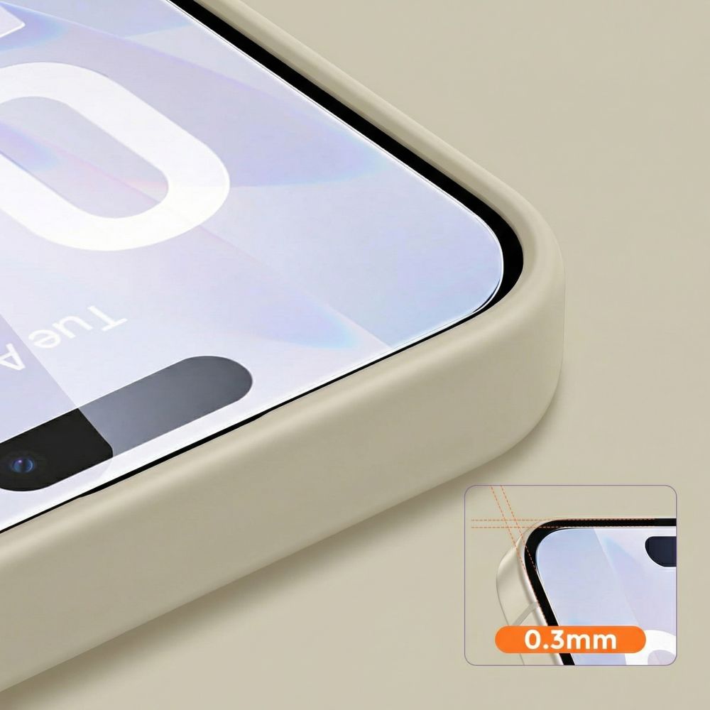 Apsauginis stiklas Tech-Protect Glass Fit+ (2 vnt.), skirtas iPhone 16 Pro / 17 / 17 Pro