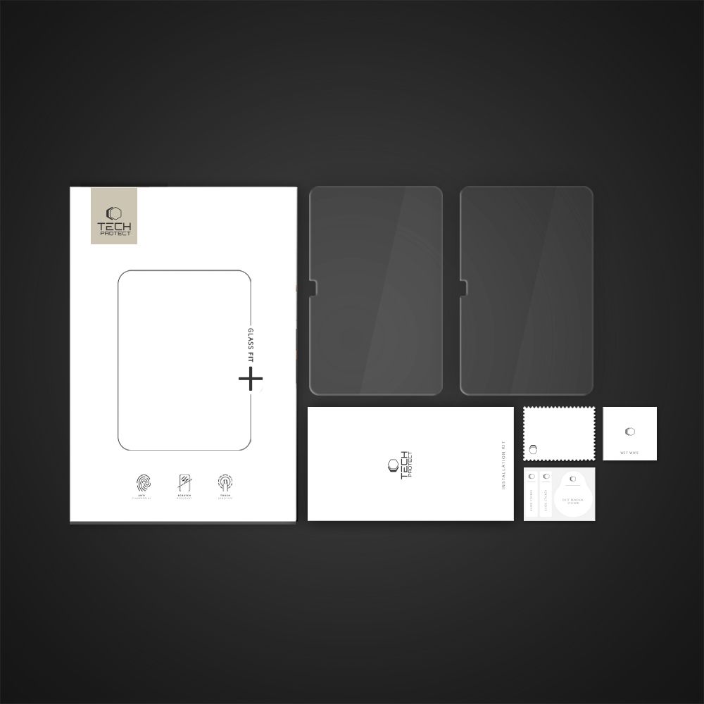 Apsauginis stiklas Samsung Galaxy Tab S10 FE+ Tech-Protect Glass Fit+ (2 vnt.)