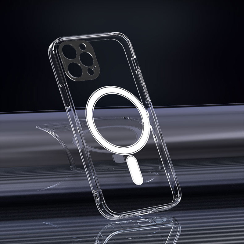 Apple iPhone 17 Pro Max 6.9\'\' Anti Shock 1,5 mm MagSafe TPU Case Cover, Transparent