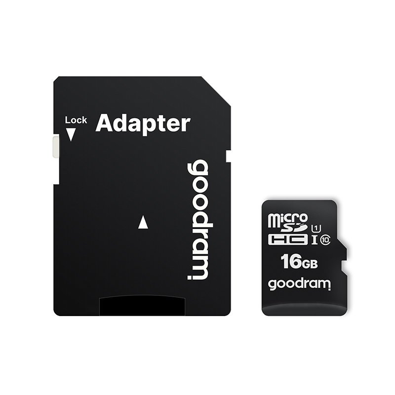 Goodram 16 GB microSDHC atminties kortelė (U1 100MB/s)