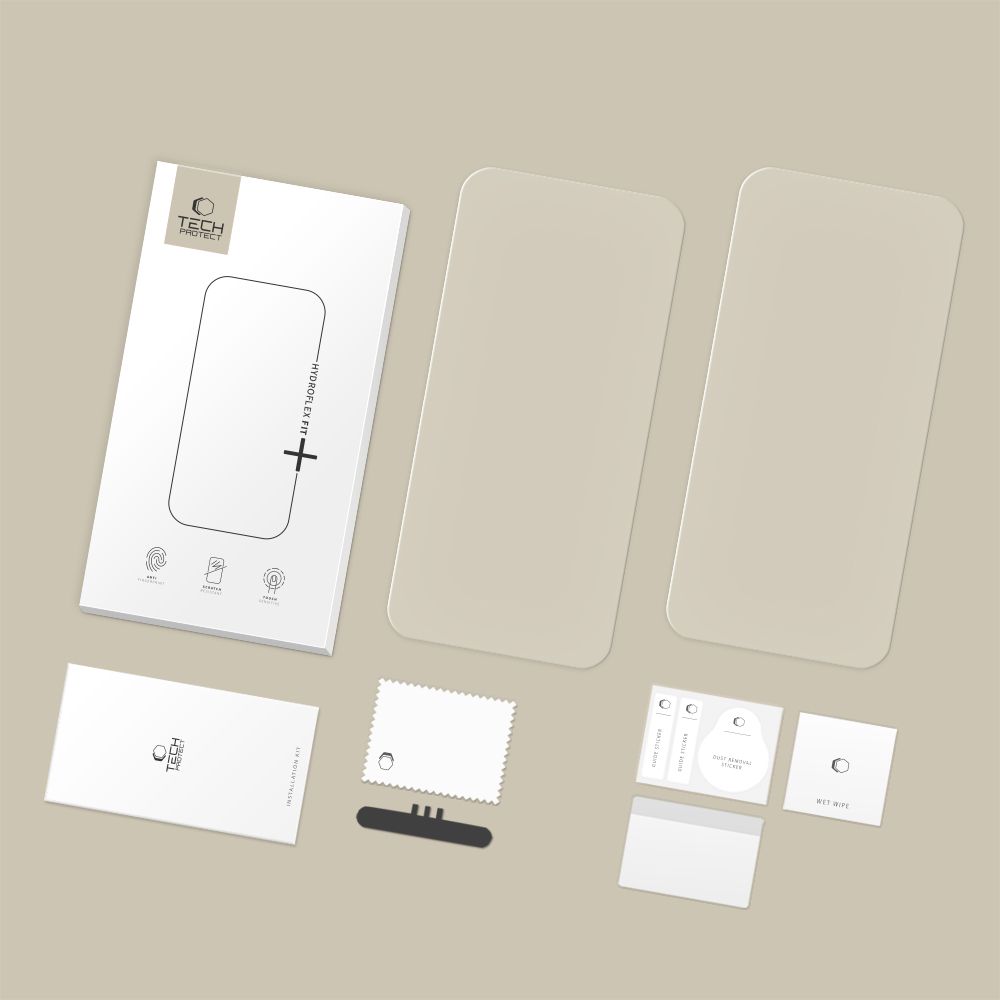 Tech-Protect Hydro flex+ plėvelė Xiaomi Redmi Note 15 Pro+ 5G, 2 vnt.