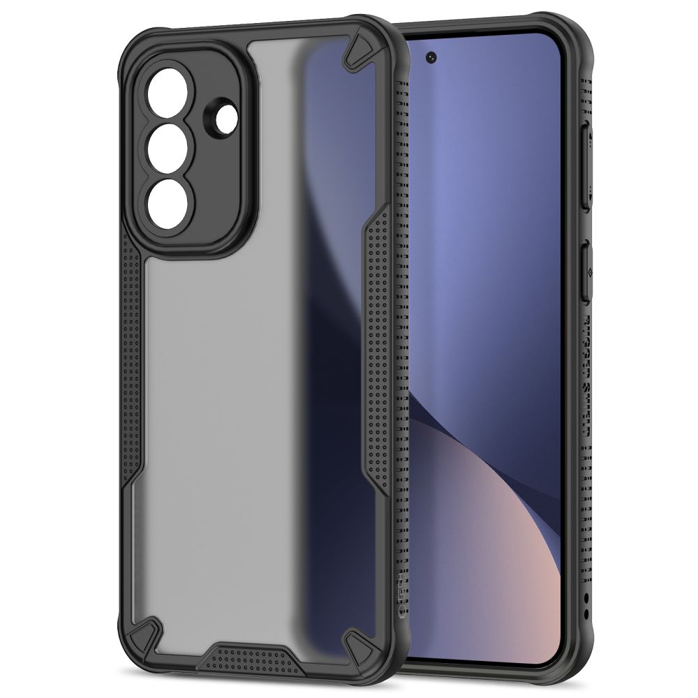 Tech-Protect Rugged Shield dėklas telefonui Samsung Galaxy A57 5G, dūminė juoda