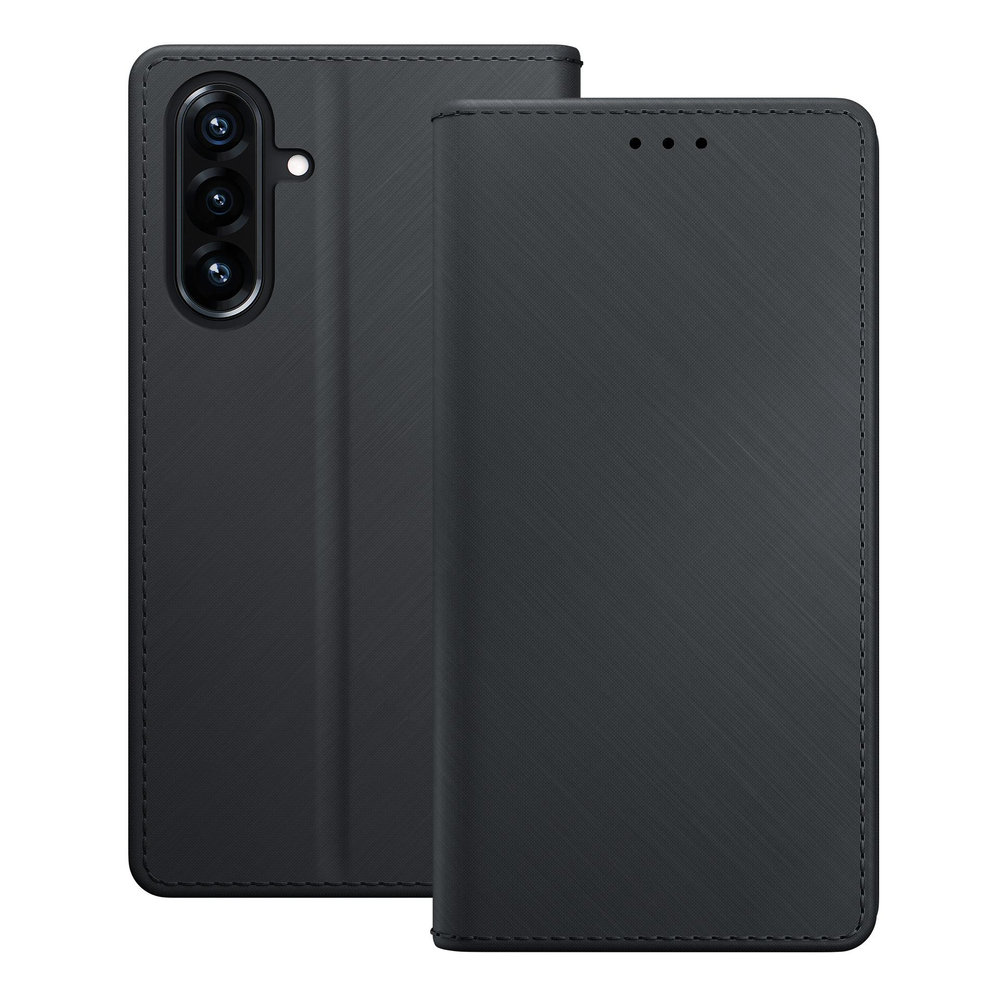 3mk Samsung Galaxy A57 Wallet Case, Black