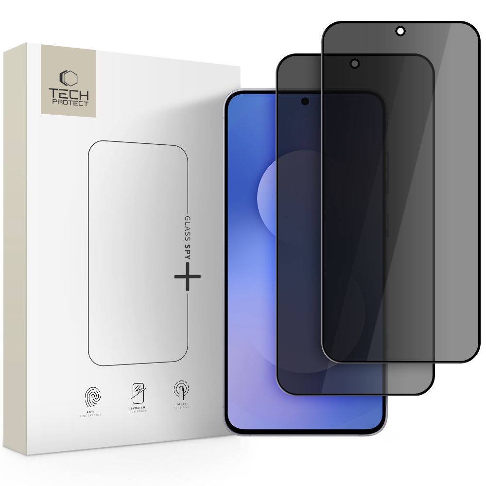 Privatumą saugantis apsauginis stiklas Tech-Protect Glass SPY+ (2 vnt.)