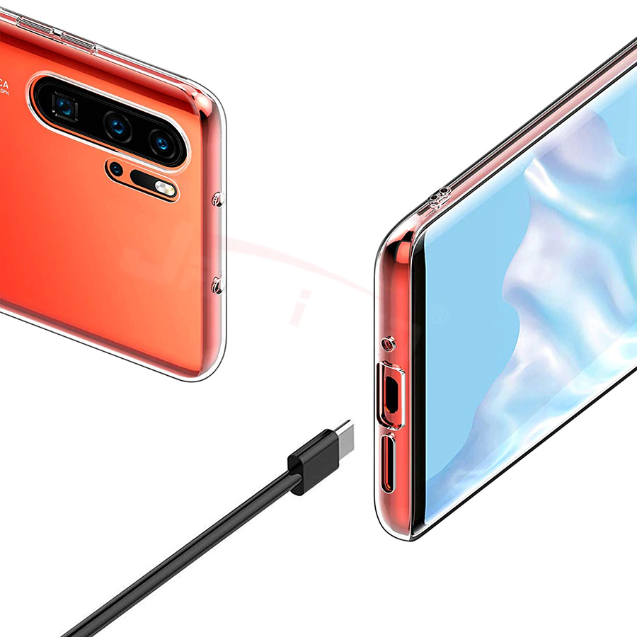 Huawei P30 Pro (VOG-L09, VOG-L29) Slim TPU Case Cover, Transparent