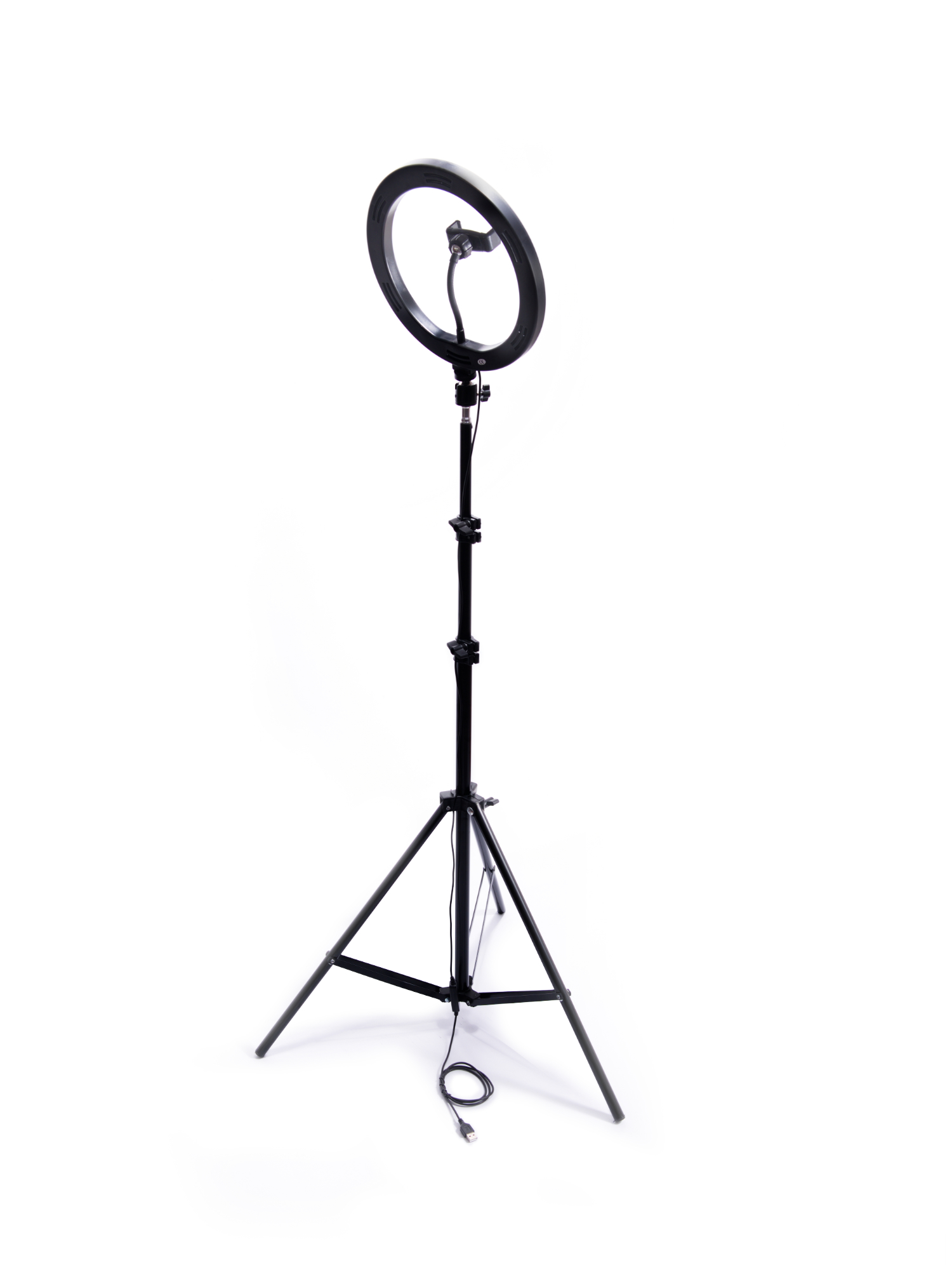 LED žiedinė lempa su trikoju stovu 60W, 26cm