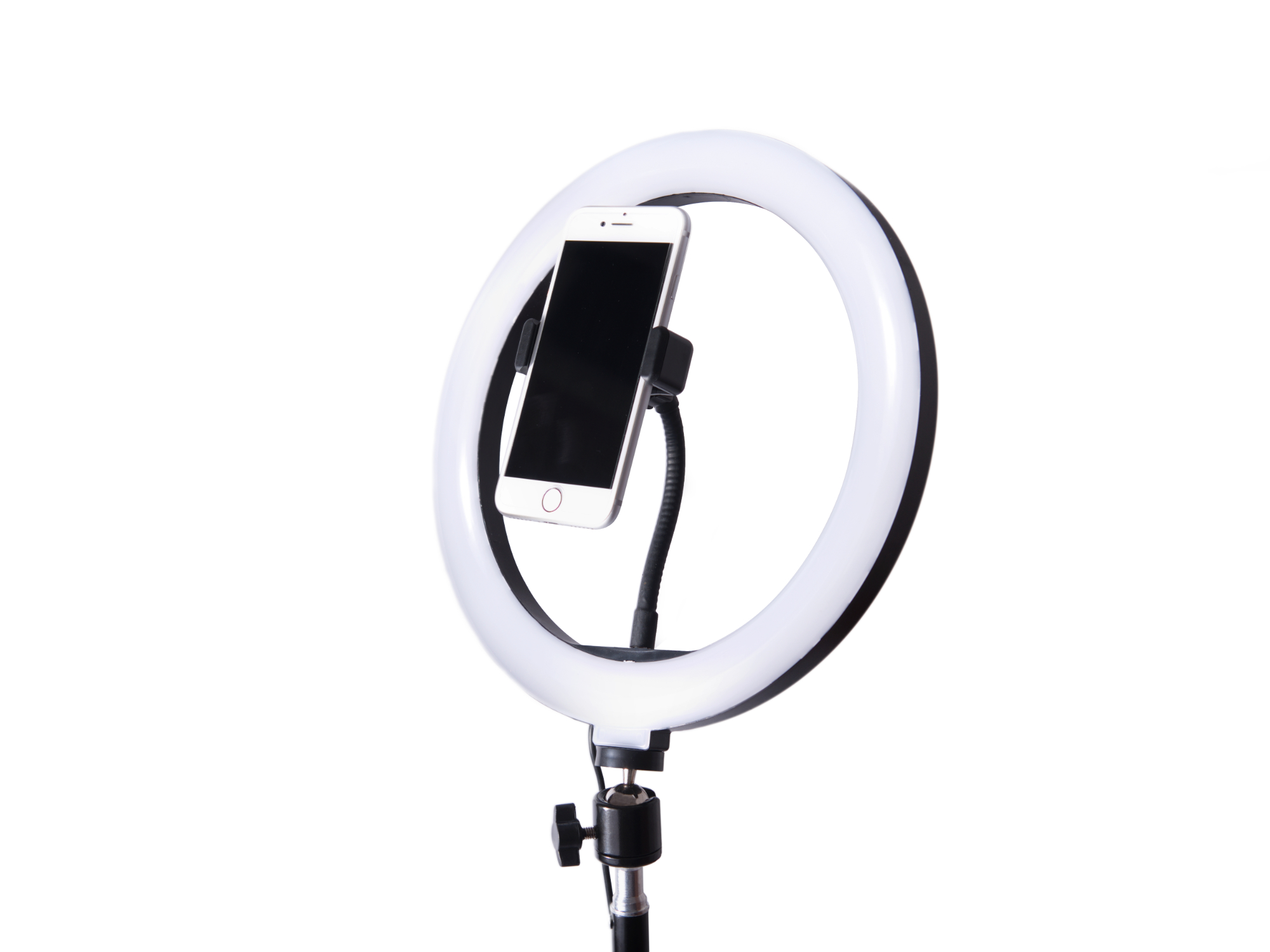 LED žiedinė lempa su trikoju stovu 60W, 26cm