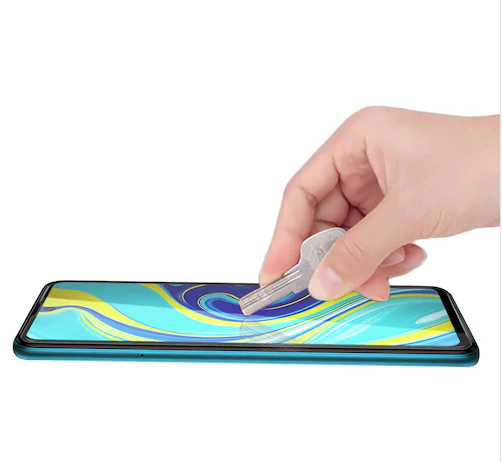 Apsauginis stiklas Xiaomi Redmi Note 9 Pro / 9s / Max (5D, Full Glue), juodas