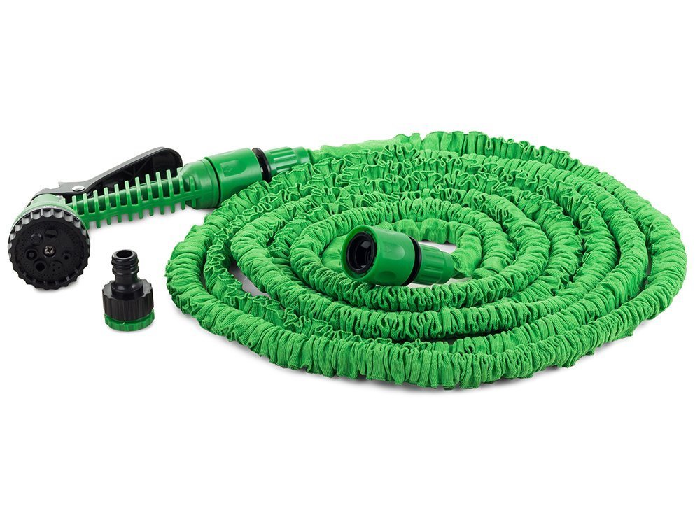 Garden Stretchable Water Hose 5 15 M Green, 15 Ft Expandable Garden Hose