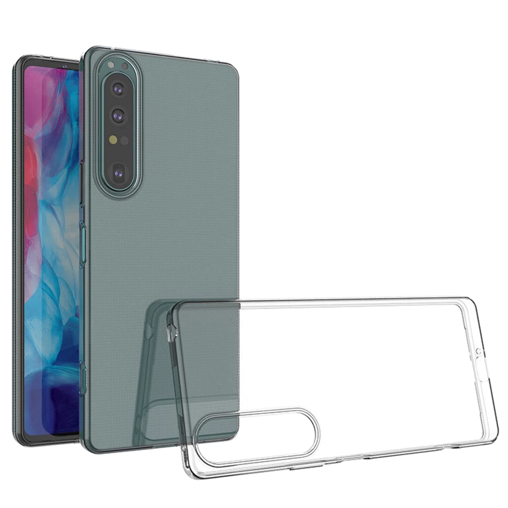 Skaidrus gelinis dėklas Ultra Clear 0.5mm skirtas Sony Xperia 1 IV