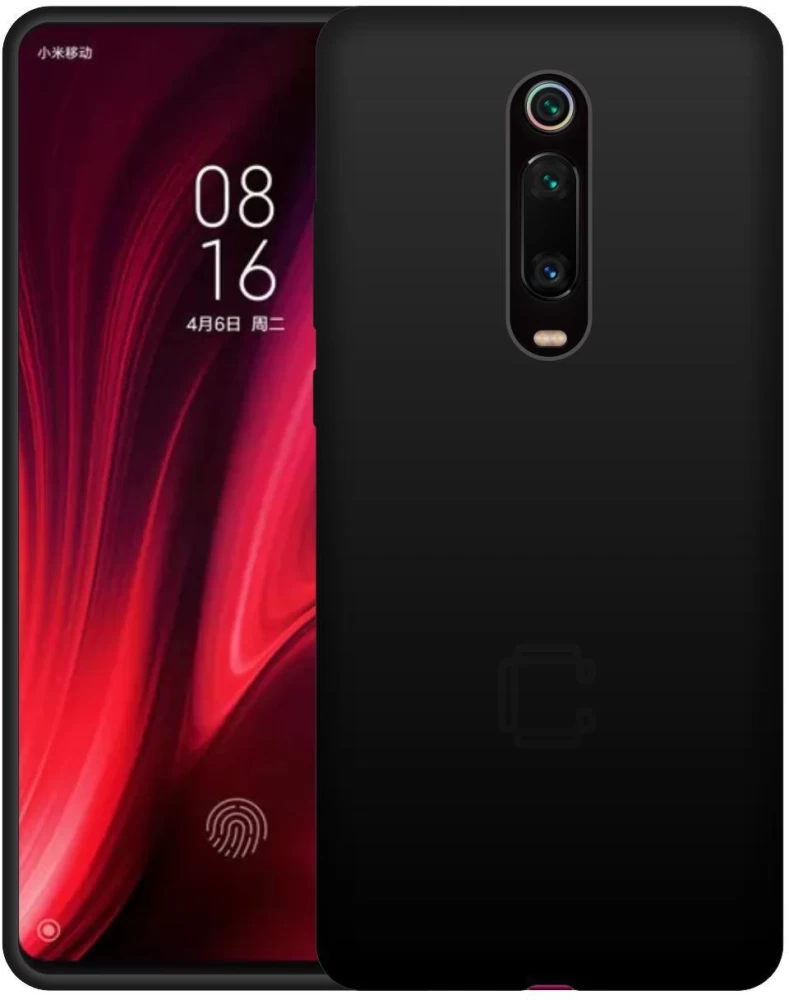 Xiaomi Redmi K20 / K20 Pro / Mi 9T / Mi 9T Pro silikoninis dėklas, juodas