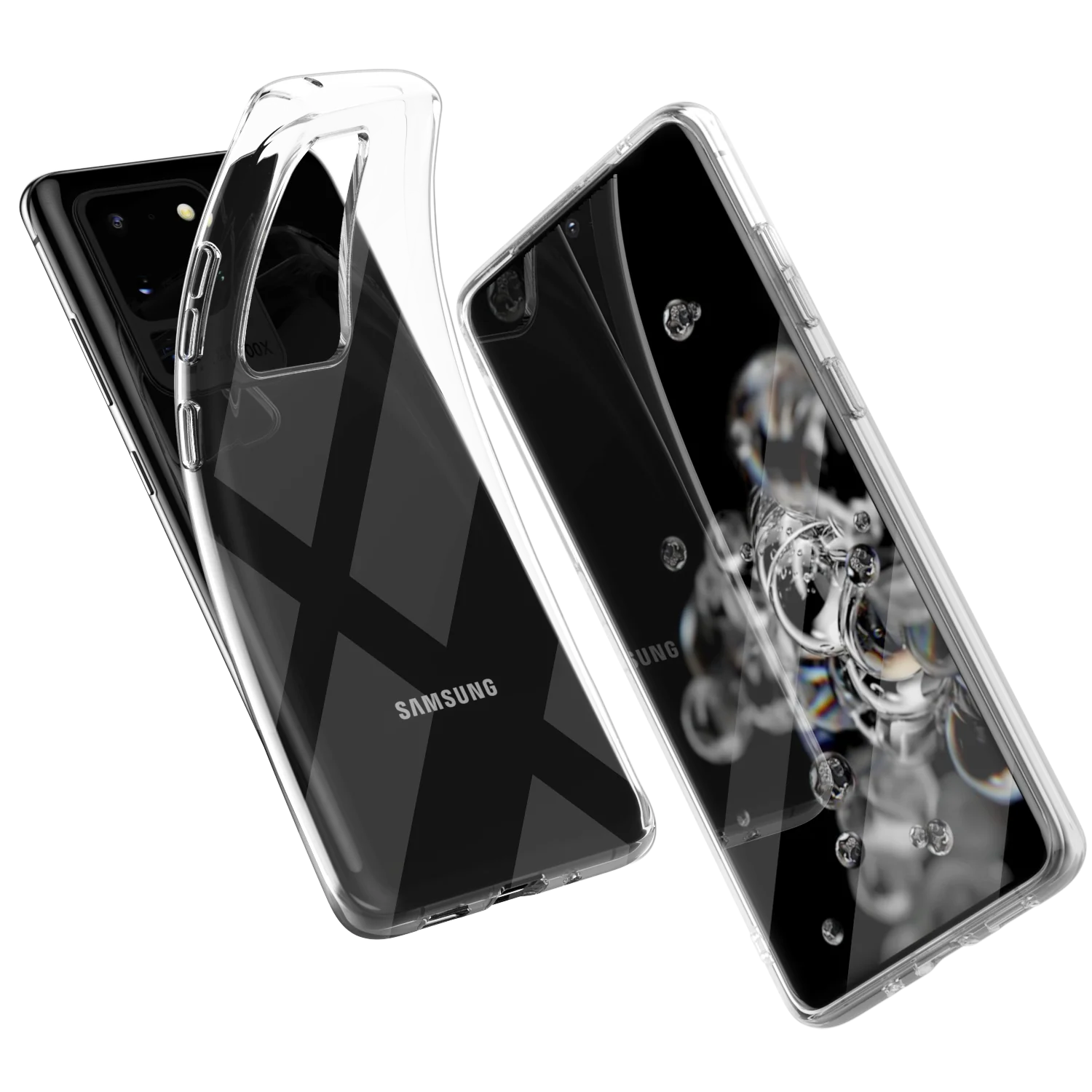 Samsung Galaxy S20 Ultra (SM-G988F) Ultraslim TPU Case Cover, Transparent