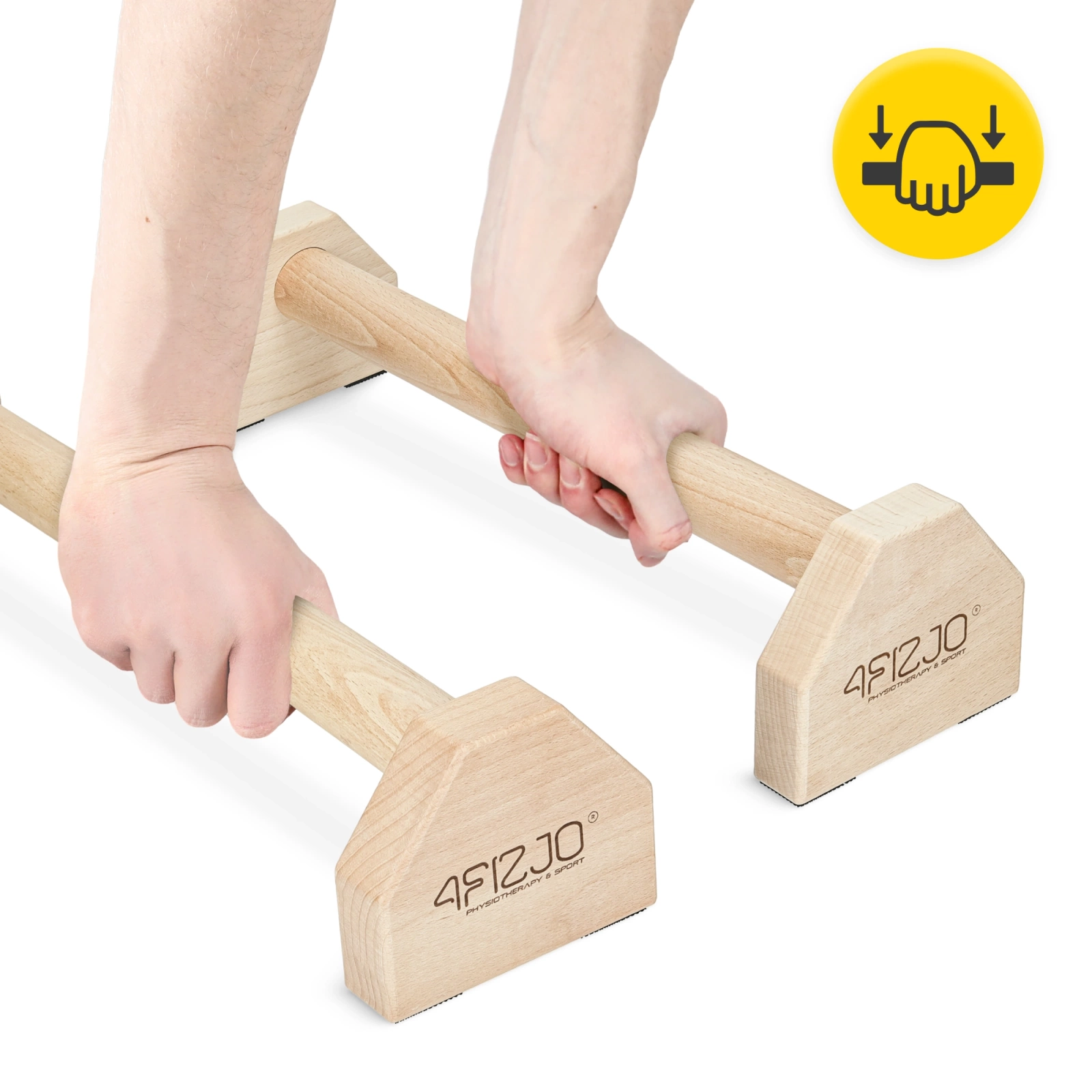 4Fizjo medinės paraletės atsispaudimams, 50 cm