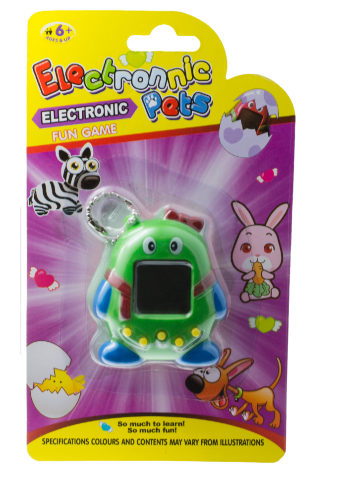 Toy Tamagotchi Electronic pet game 168-in-1- Green