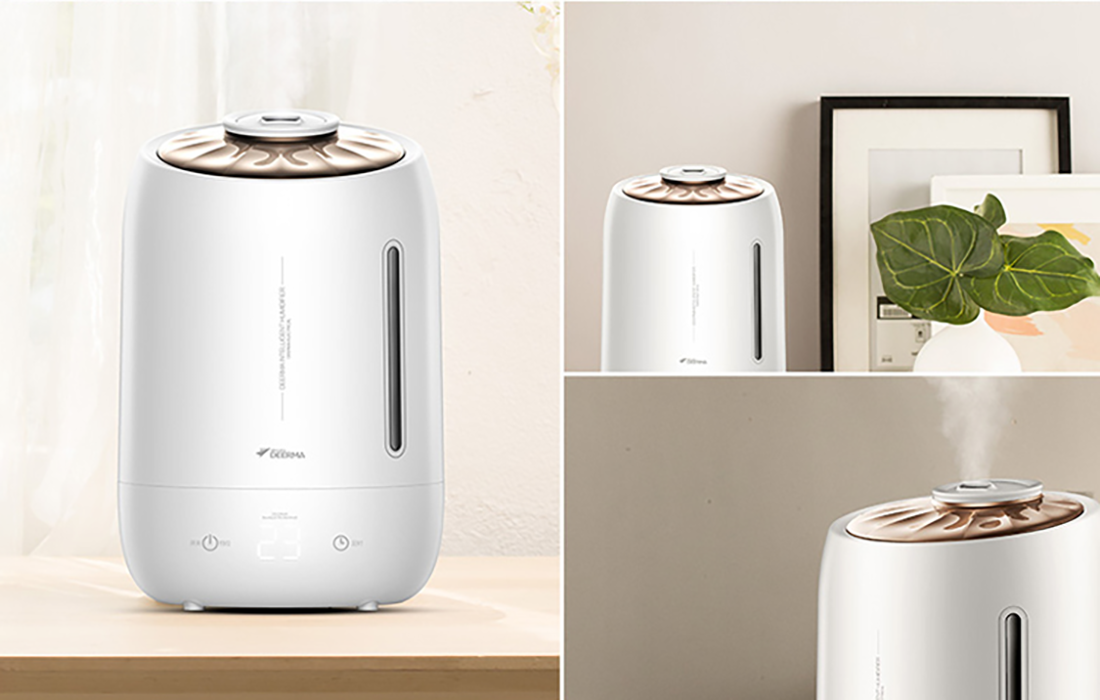 Ultragarsinis oro drėkintuvas Deerma F600 White