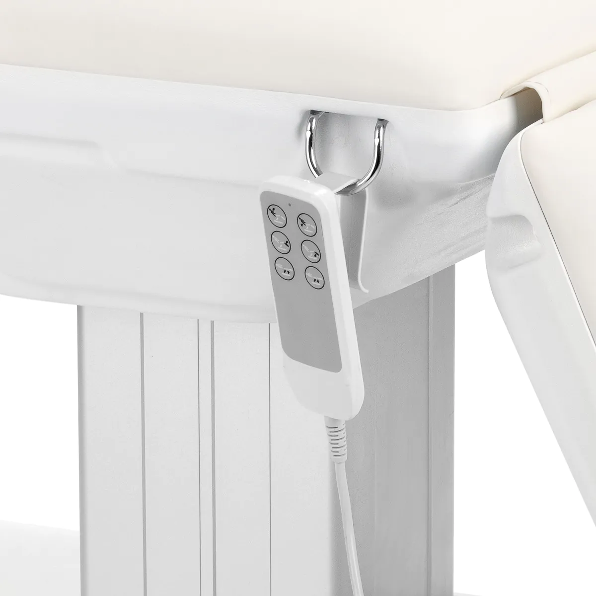 Elektrinis kosmetologinis gultas Sillon Eclipse, 3 varikliai, baltas