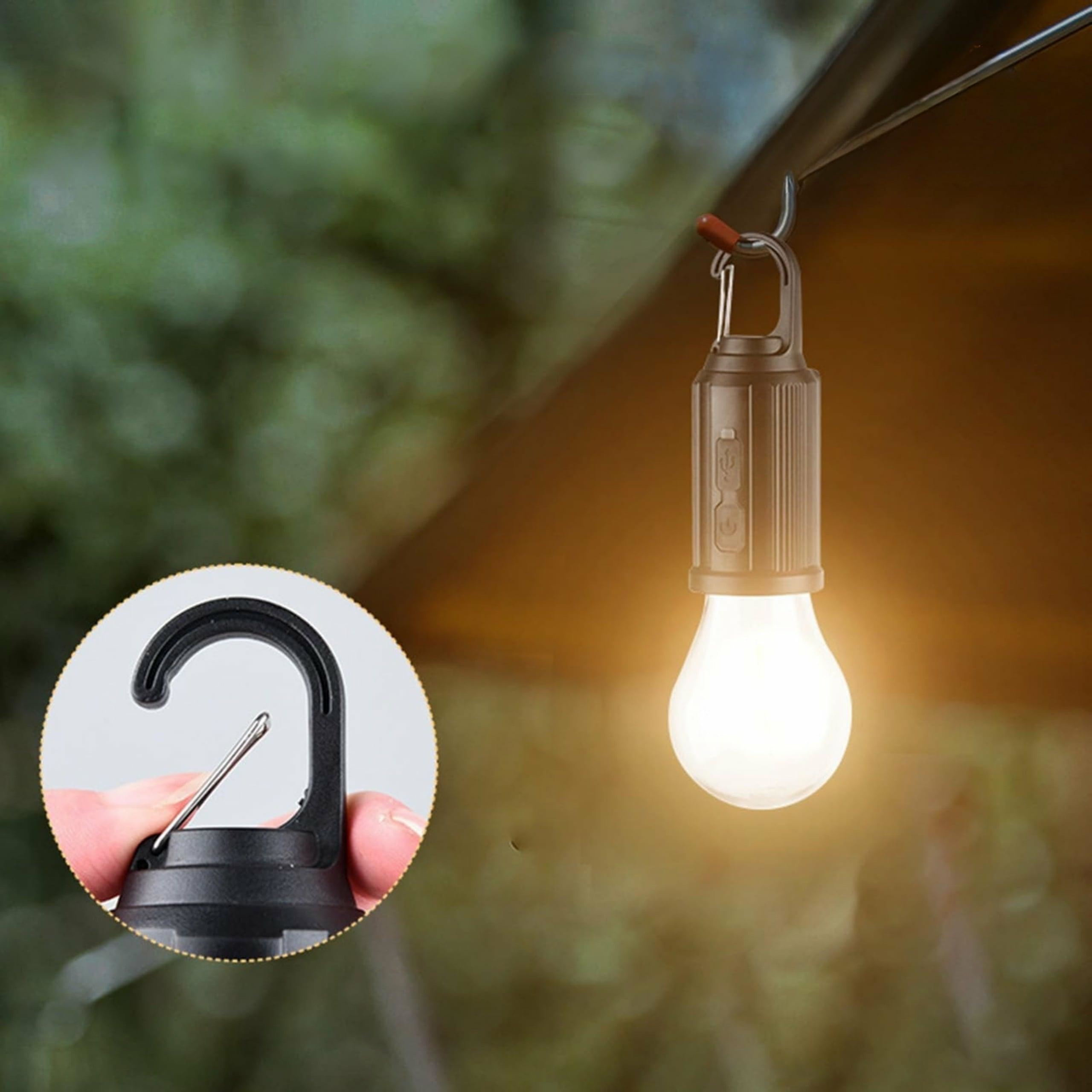 Rechargeable LED Camping Light Bulb with USB-C Charging