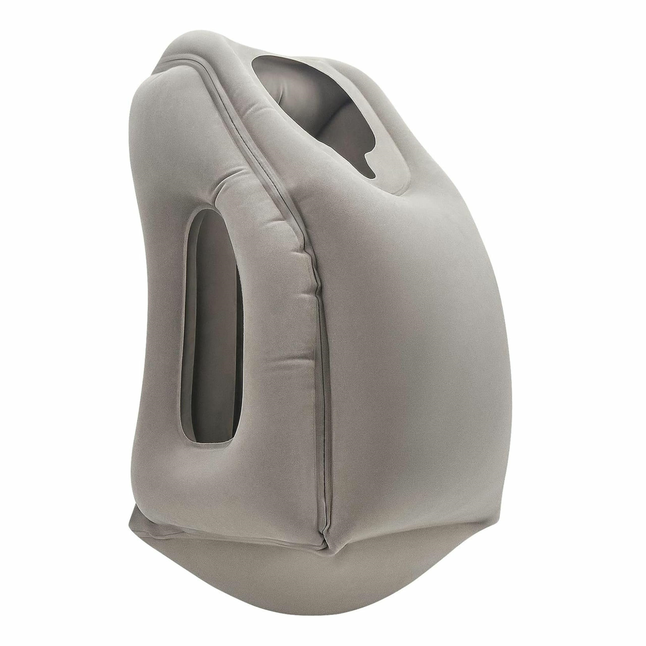 Inflatable Travel Pillow DA413A, Grey
