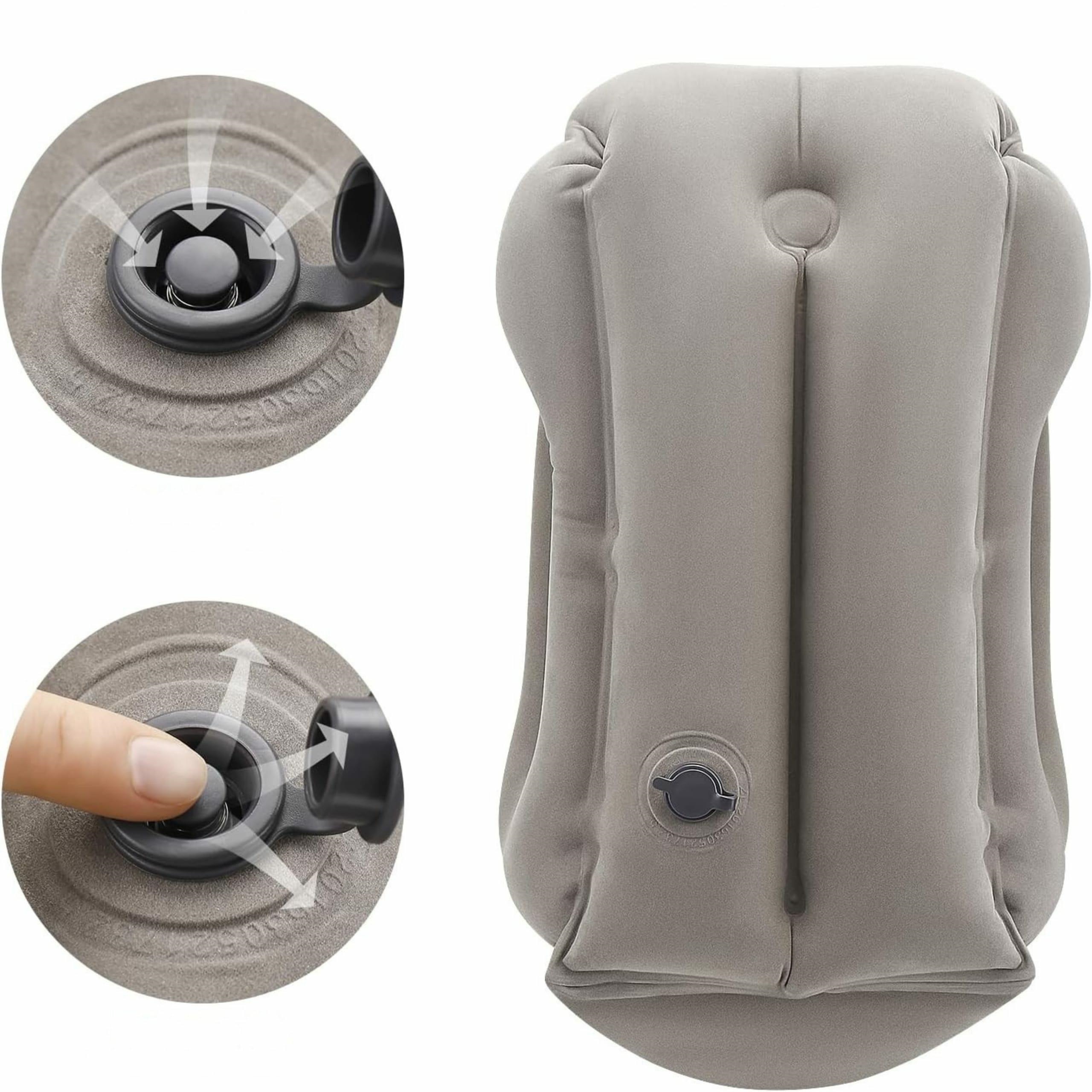 Inflatable Travel Pillow DA413A, Grey