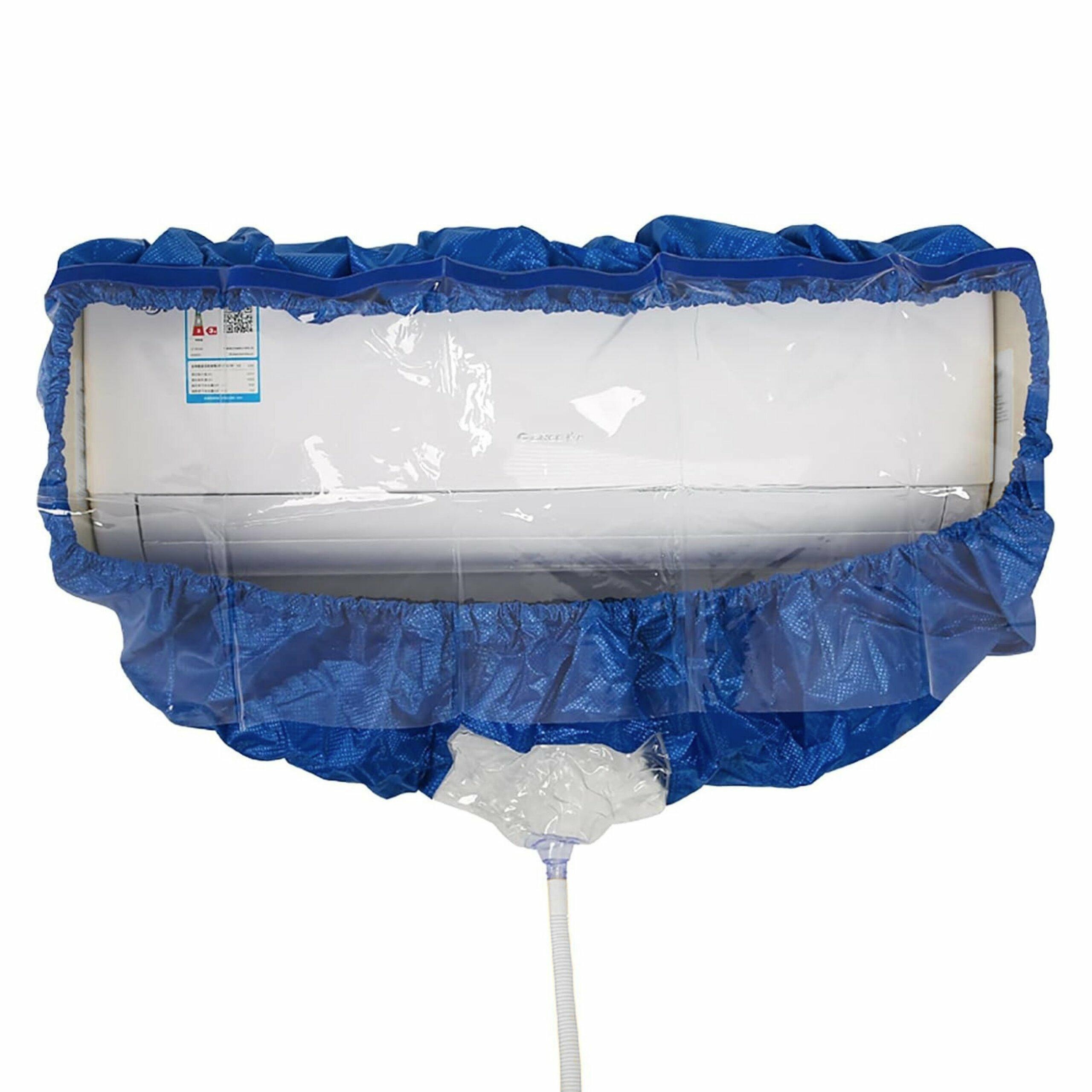 Air Conditioner Cleaning Cover for Split AC 70-100 cm, Blue
