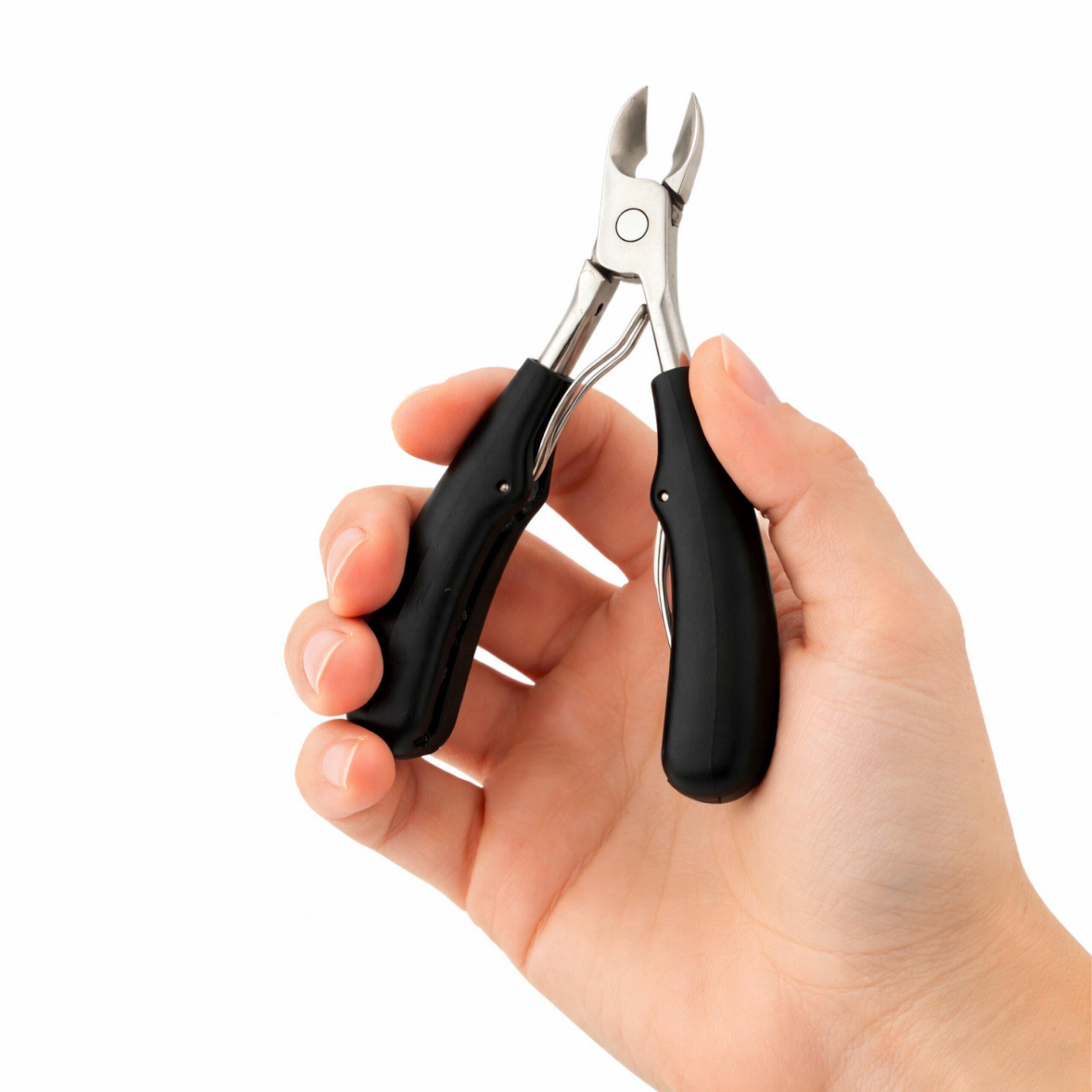 Heavy Duty Toenail Clippers for Thick Nails 12cm, Black