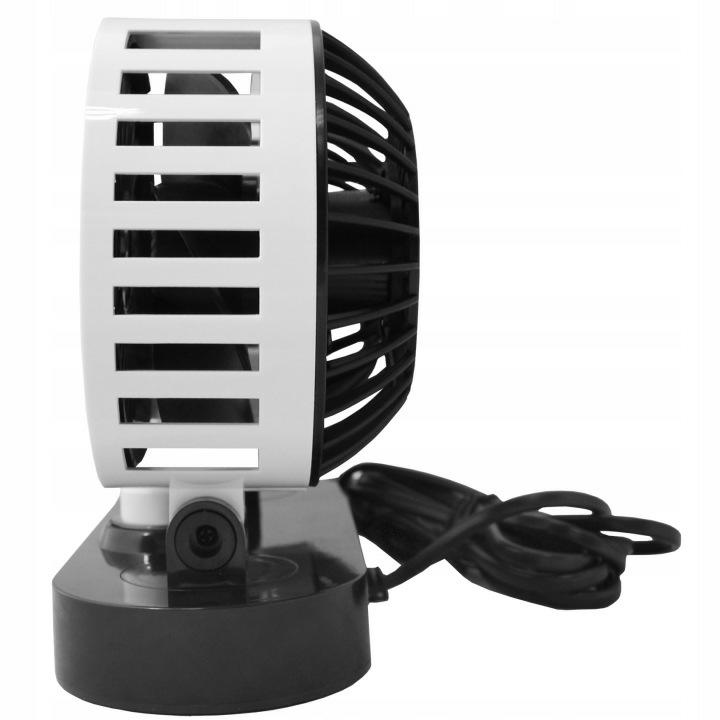 Double Rotating Car Fan 12V