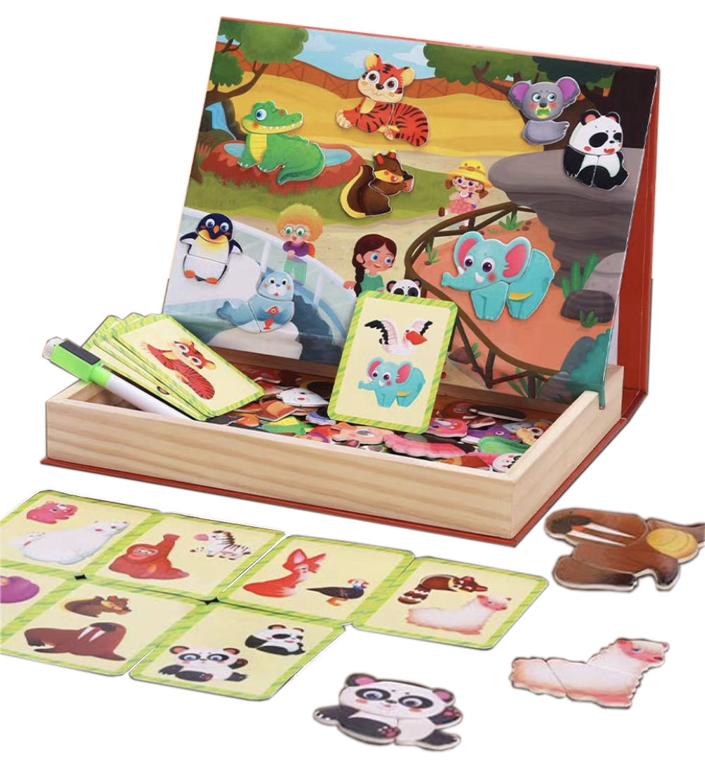 Bakalu Skrzynka Z Magnesami Zwierzęta Magnetic Animal Box