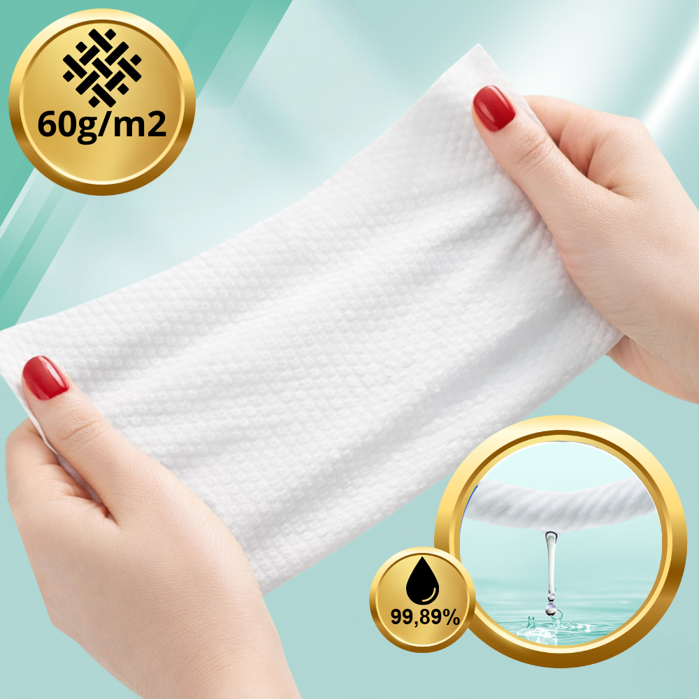 Drėgnosios kūdikių servetėlės Bakalu NICEKIDS Baby Aqua, 99.89% vandens, 960 vnt.