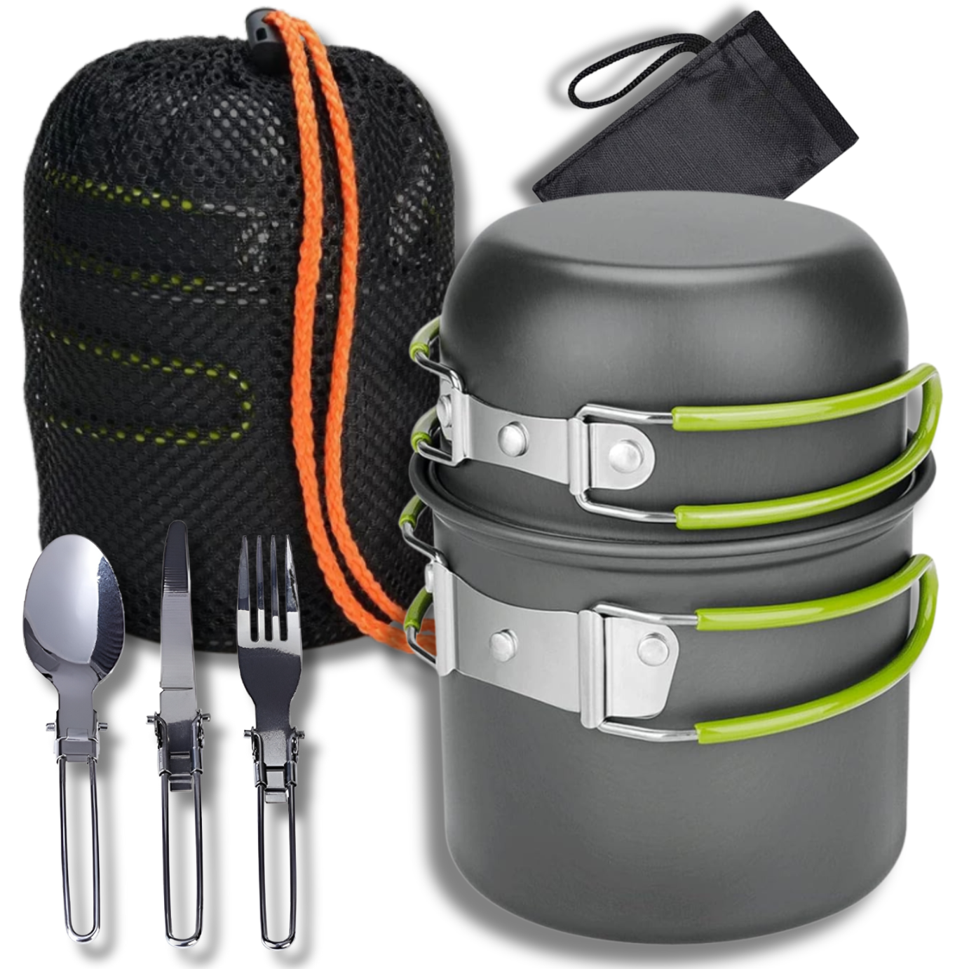 Camping Cookware Set with Cutlery