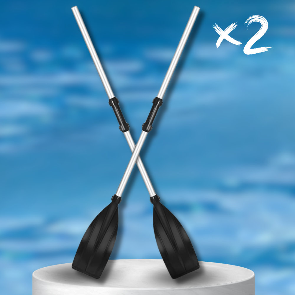 Bakalu KZ1134 sulankstomas aliumininis dvigubas irklas SUP ir baidarėms, 203 cm