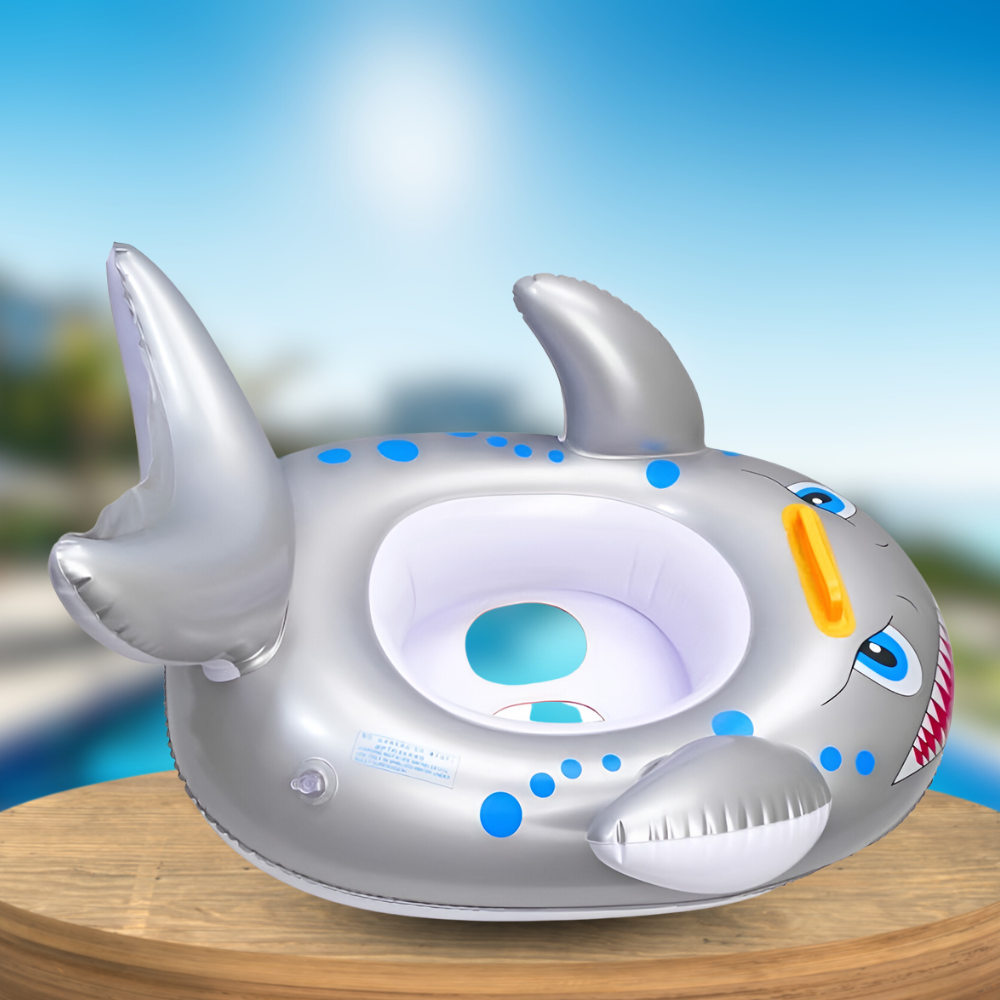 Bakalu REKIN SILVER Inflatable Baby Swim Ring with Seat