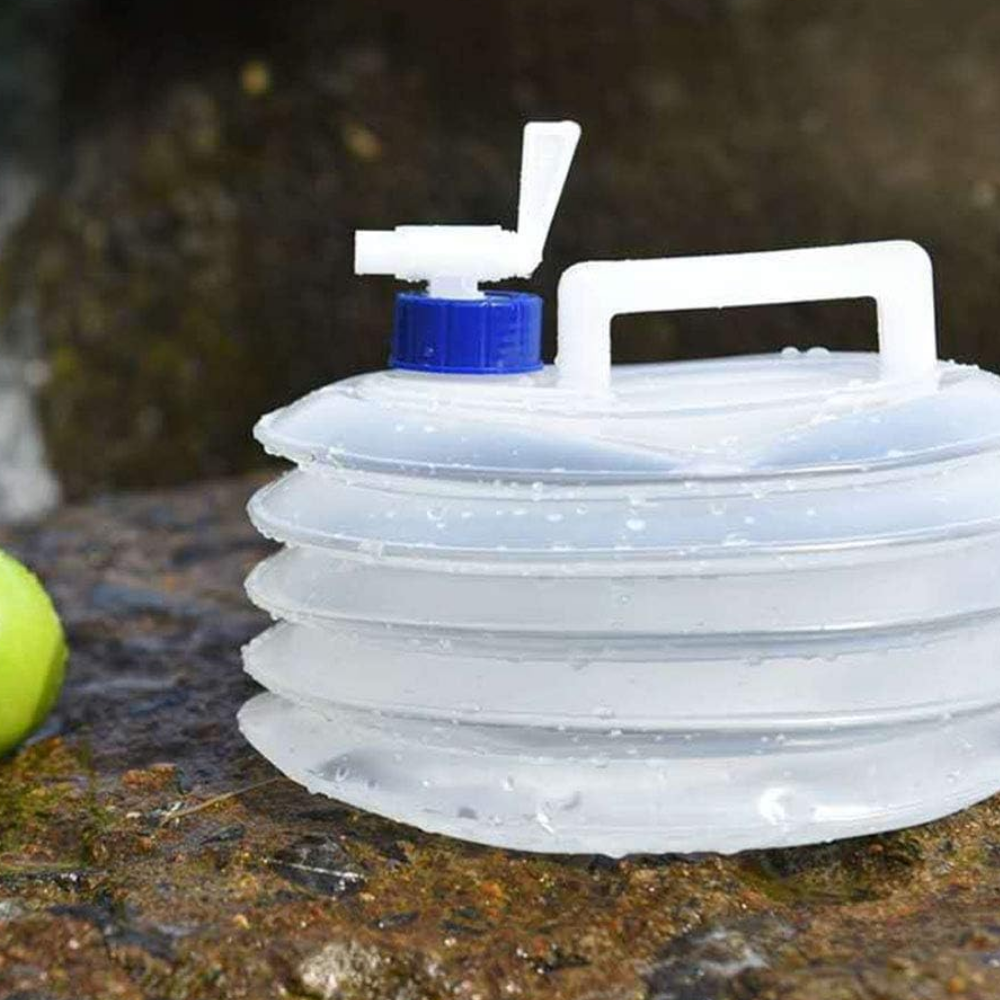 Sulankstomas vandens kanistras su čiaupu, 5 L
