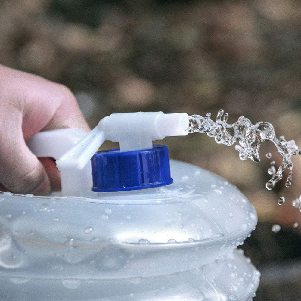 Sulankstomas vandens kanistras su čiaupu, 5 L