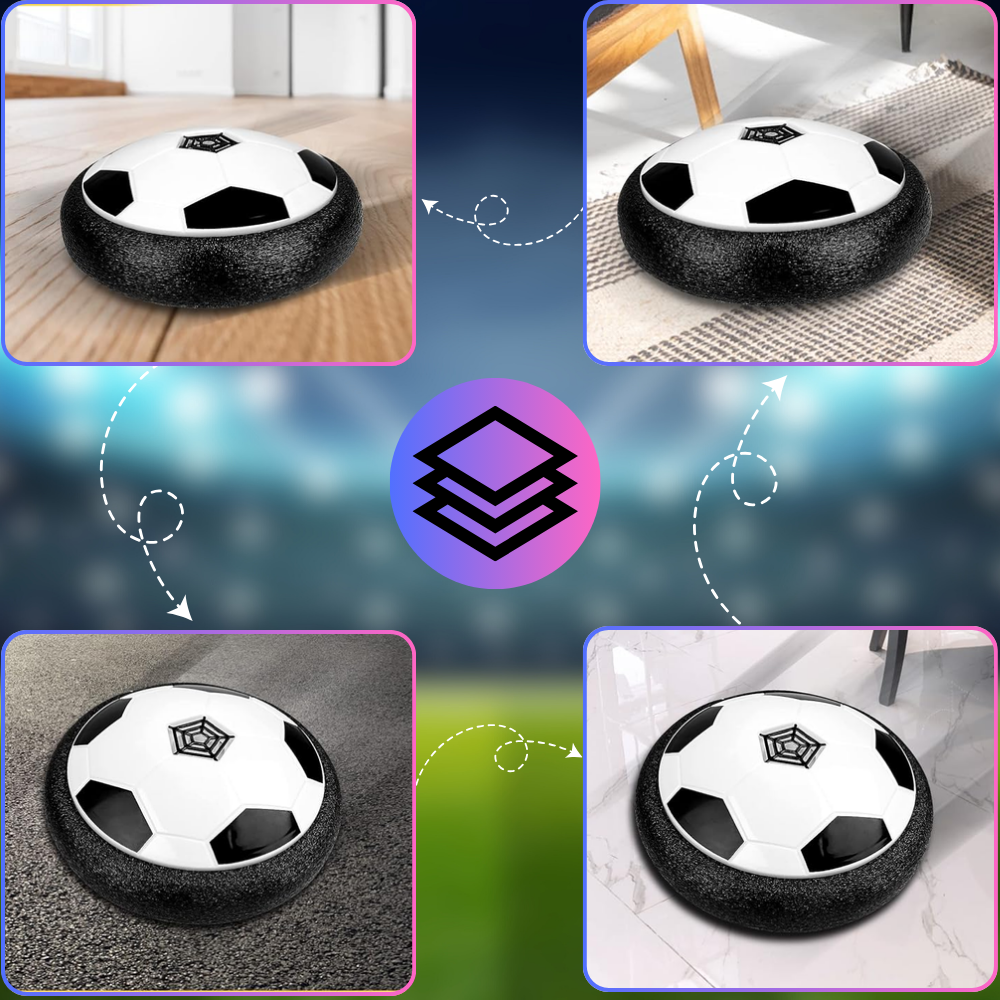 Hover Soccer Ball Toy with LED Lights for Indoor Games