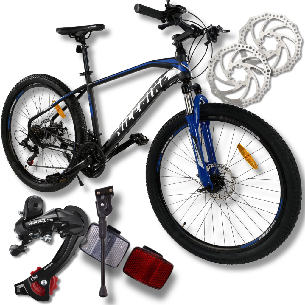Kalnų dviratis NICEBIKE X890 MTB 26, 21 pavara, 18" rėmas