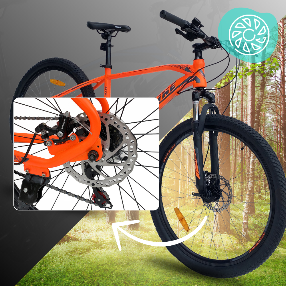 Mtb 26 Shimano mountain bike 21 gears 2X discs Frame 18\" 26\" wheels