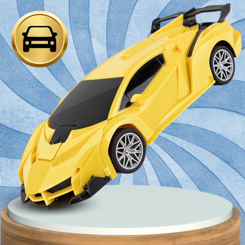Remote Control Transforming Robot Car for Kids 2-in-1 Toy