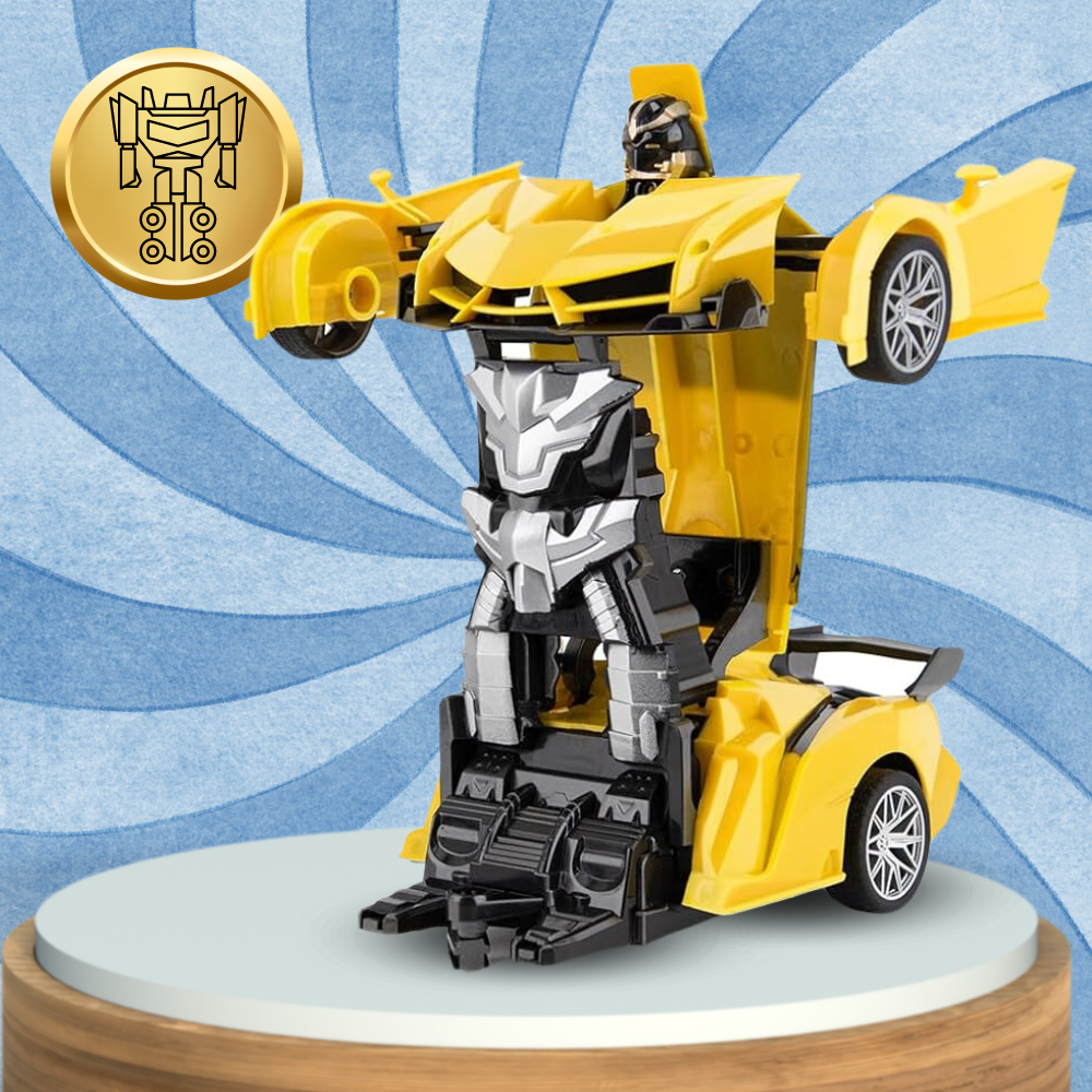 Remote Control Transforming Robot Car for Kids 2-in-1 Toy