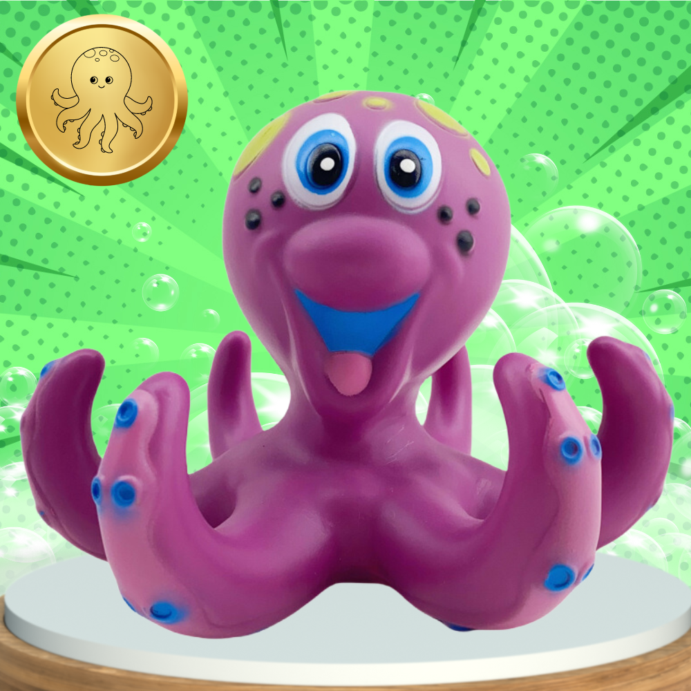 Kids Bathtub Toy Water Floating Octopus