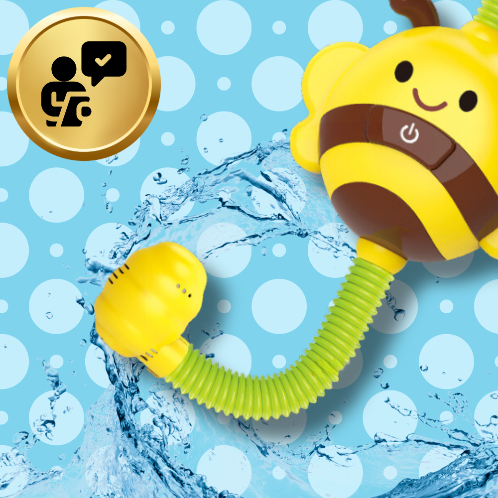 Bakalu Sunflower & Bee Bath Fountain Toy