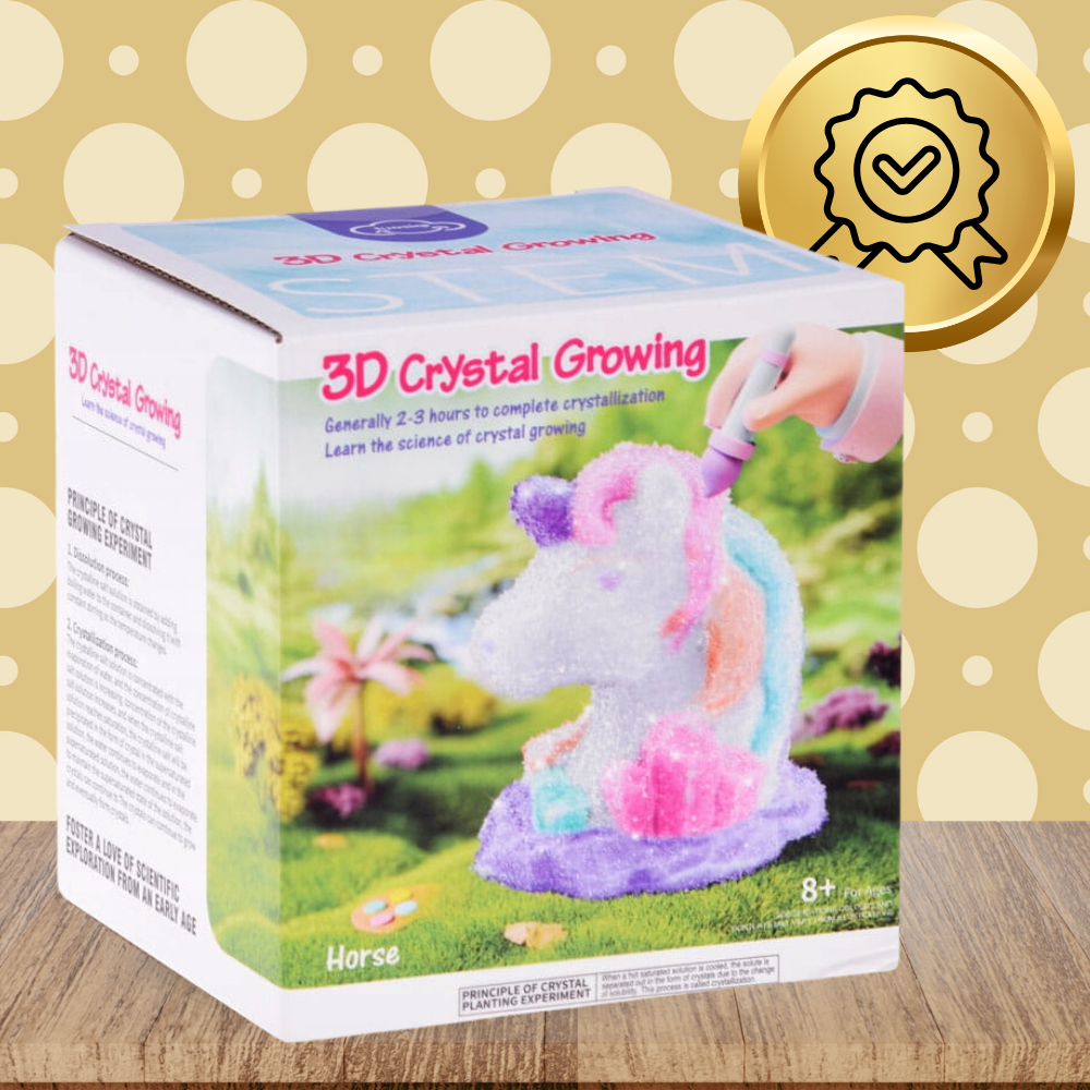 Bakalu Crystal Growing & Painting Educational Set Unicorn DIY