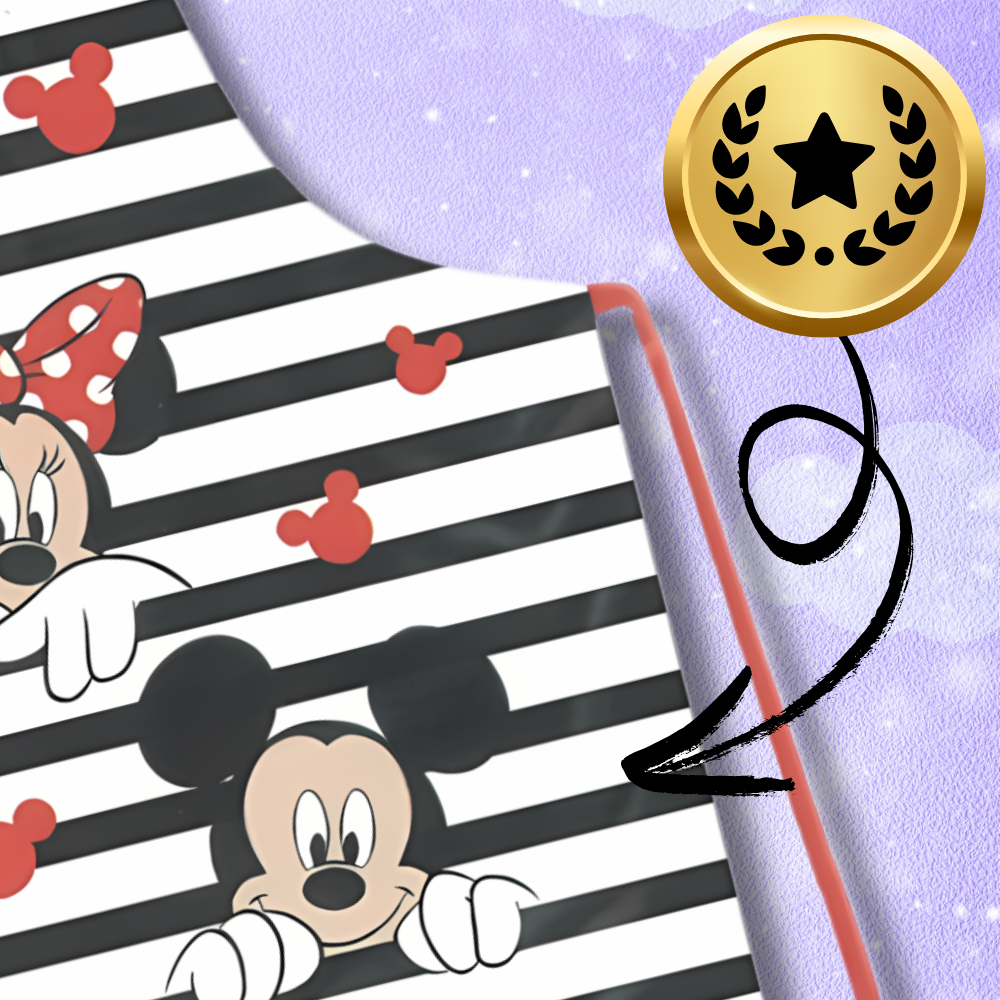 Children\'s Protective Kitchen Apron Mickey Minnie Mouse