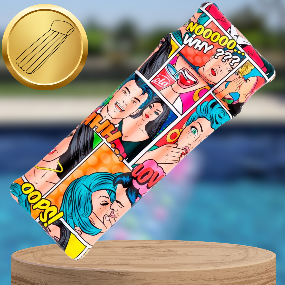 Bestway Inflatable Pool Float Comic, 183 x 71 cm