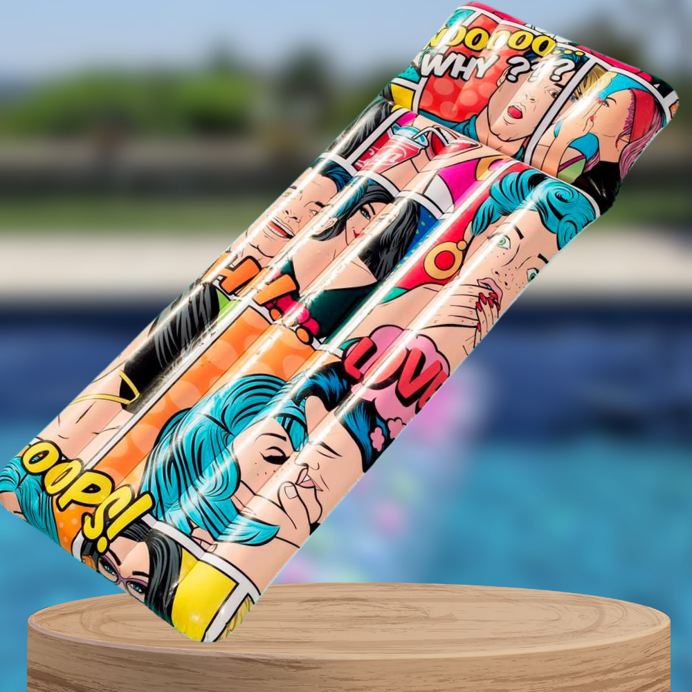 Bestway Inflatable Pool Float Comic, 183 x 71 cm