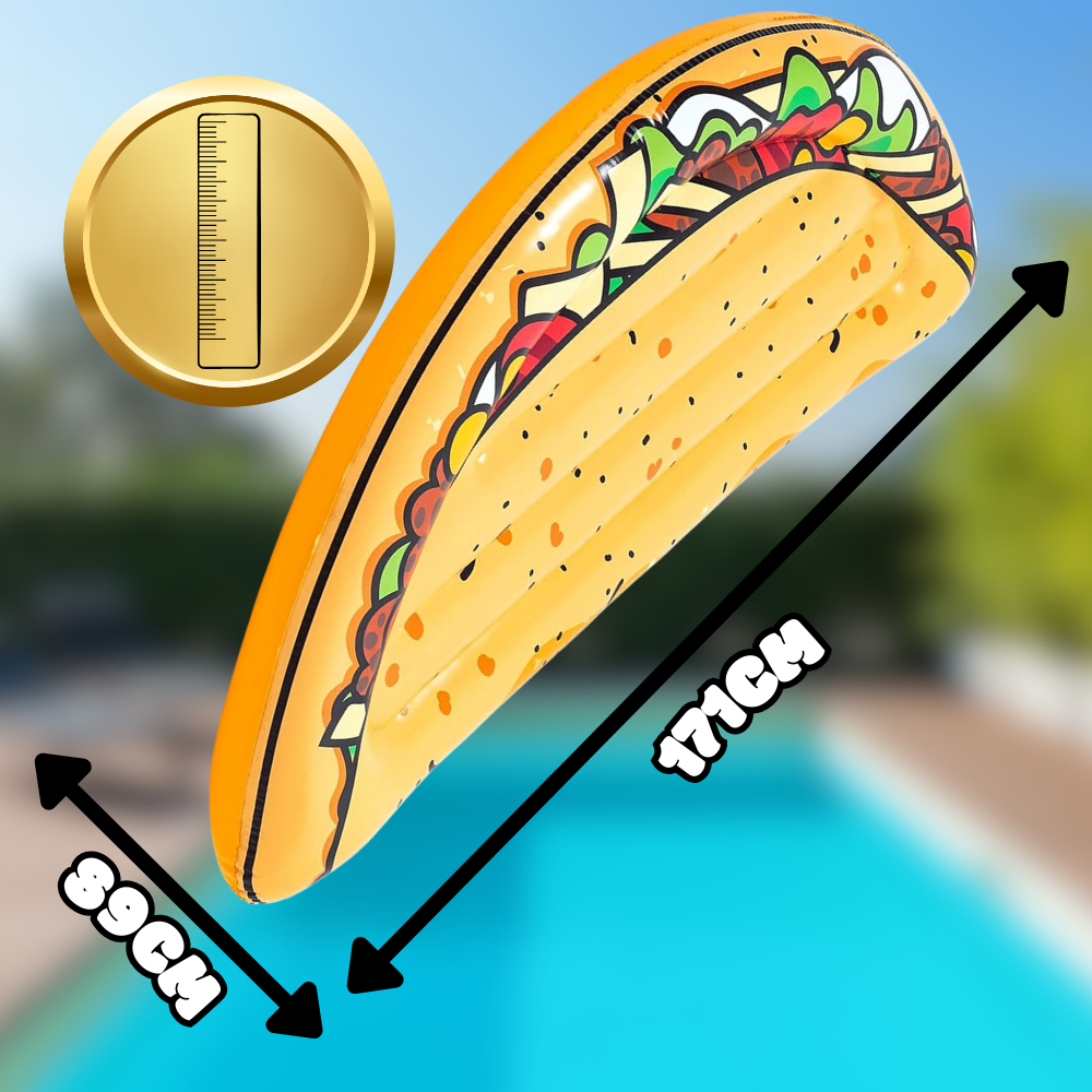 Pripučiamas vandens čiužinys Bestway Taco XXL, 171 x 89 cm