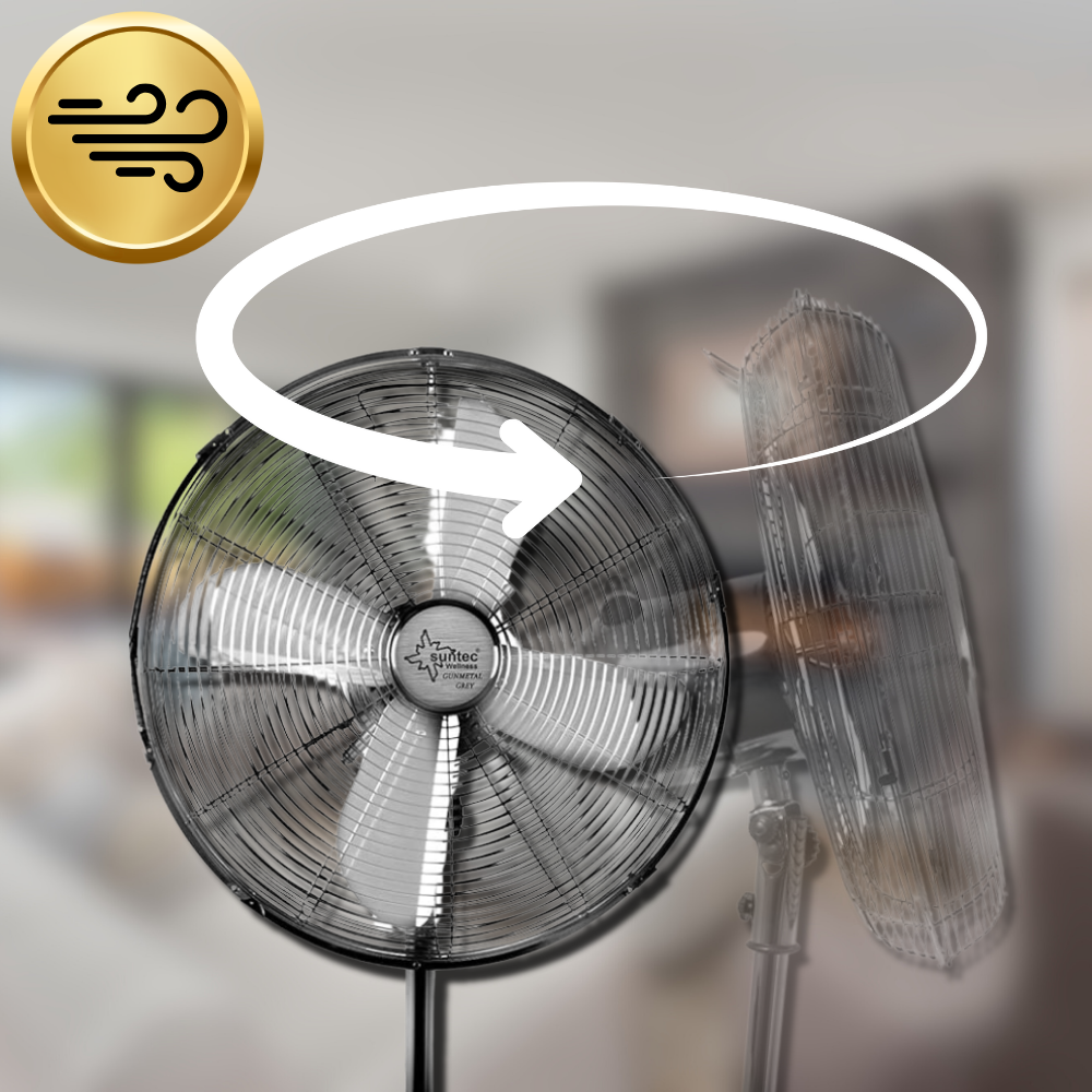 Metalinis pastatomas ventiliatorius Bakalu CoolBreeze 5000 SVM, 50 cm